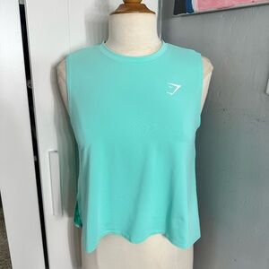 Women's Sleeveless Aqua Top